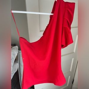 One shoulder top
